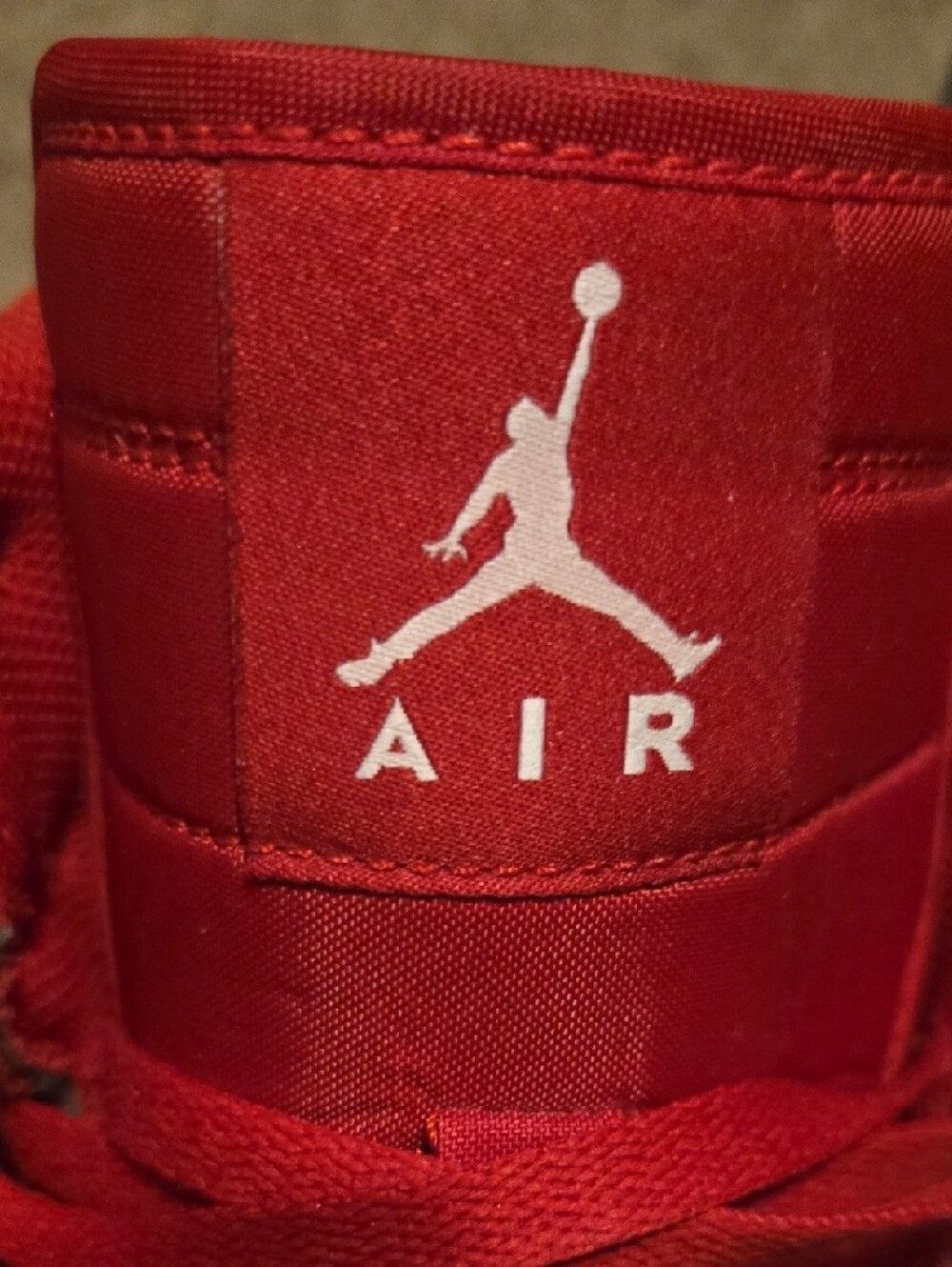 Nike Red High-Top Jumpman Sneakers - Picture 11 of 15